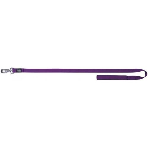 Prestige Pet Soft Padded Nylon Dog Leash - Purple (19mm x 122cm)