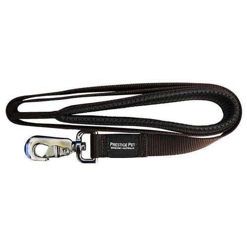 Prestige Soft Padded Dog Leash - 19mm x 122cm - Brown