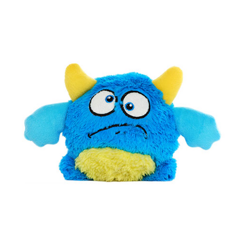 Monstaaargh Squeaker Dog Toy - Medium (10cm) - Shadow (Blue)