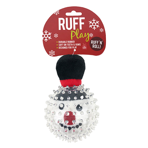 All Pet X-Mas Snowman Ball Dog Toy