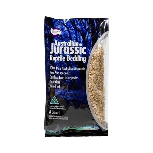 Pisces Australian Jurassic Reptile Bedding - 8 Litres