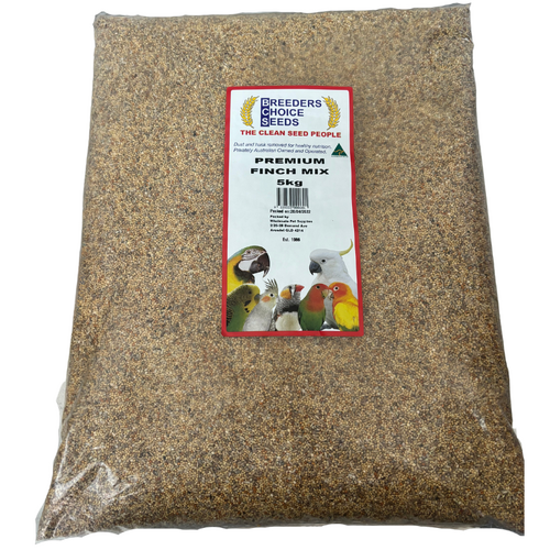 Finch Mix 5 kg- Bird Seed - Breeders Choice