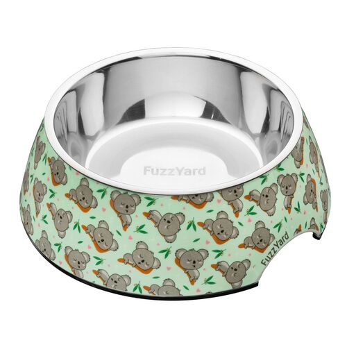 FuzzYard Easy Feeder Dog Bowl - Dreamtime Koalas - Medium (400ml)