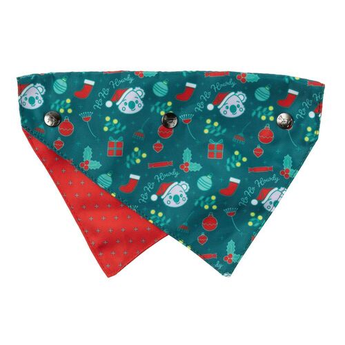 FuzzYard Ho Ho Howdy Bandana - Small/Medium (18cm x 12.5cm)