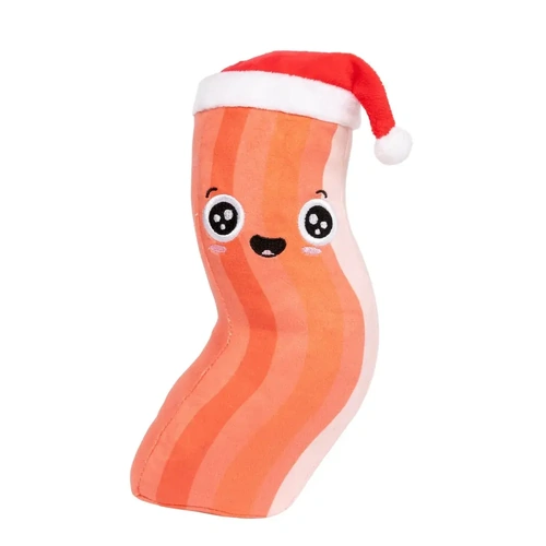 FuzzYard Dog Toy - Bacon-Ing to Look a Lot Like X-Mas (15x5x22cm)