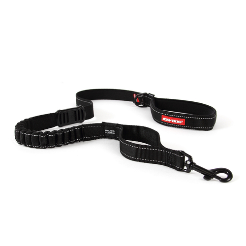 Ezydog Zero Shock 48 Dog Leash - 120cm - Black