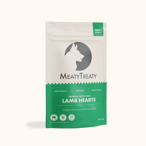 Meaty Treaty Freeze Dried Lamb Heart - 100g