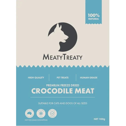 Meaty Treaty Freeze Dried Crocodile - 50g