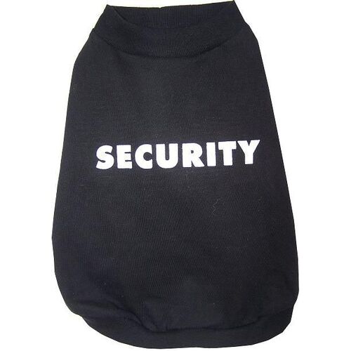 Black Security Dog Shirt - Size 5 (X-Large)